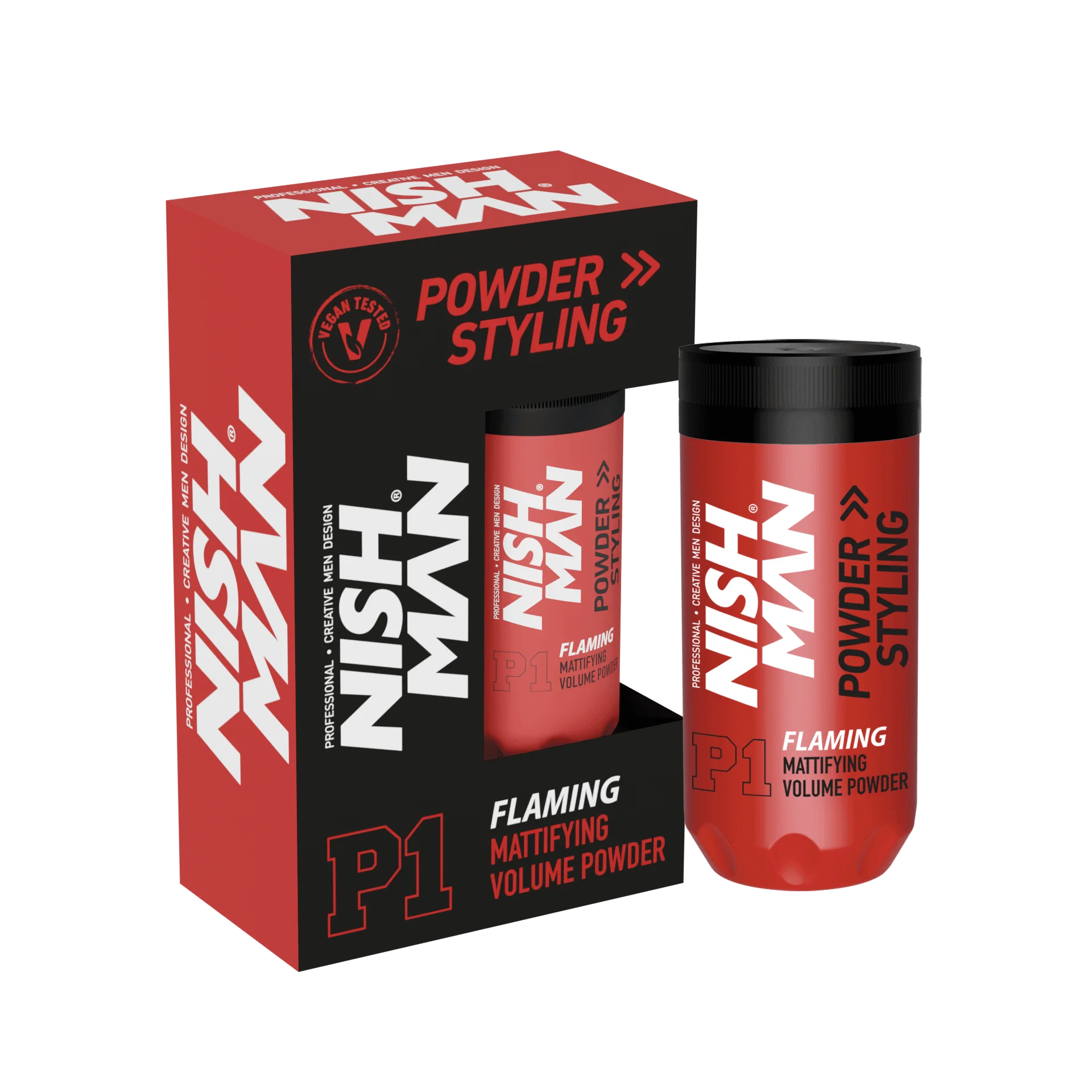 P1 Toz Saç Şekillendirici Wax Flaming-Tropik Mango Kokulu-Hafif Kontrol 20 gr
